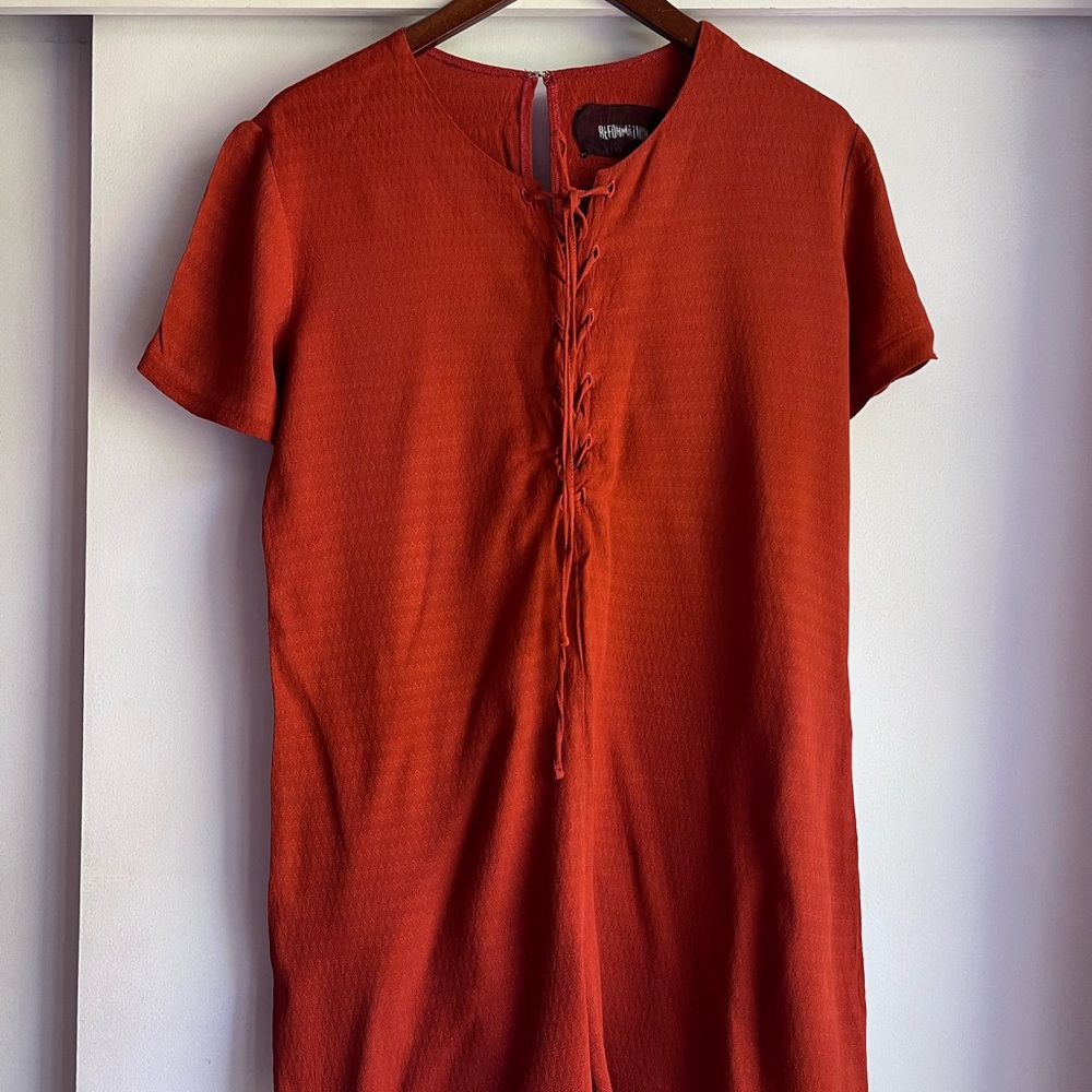 Men's Red Short Sleeve Shirt